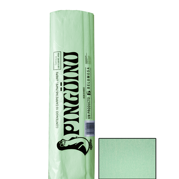 PAPEL CREPE PINGUINO VERDE MENTA E10 C250 36